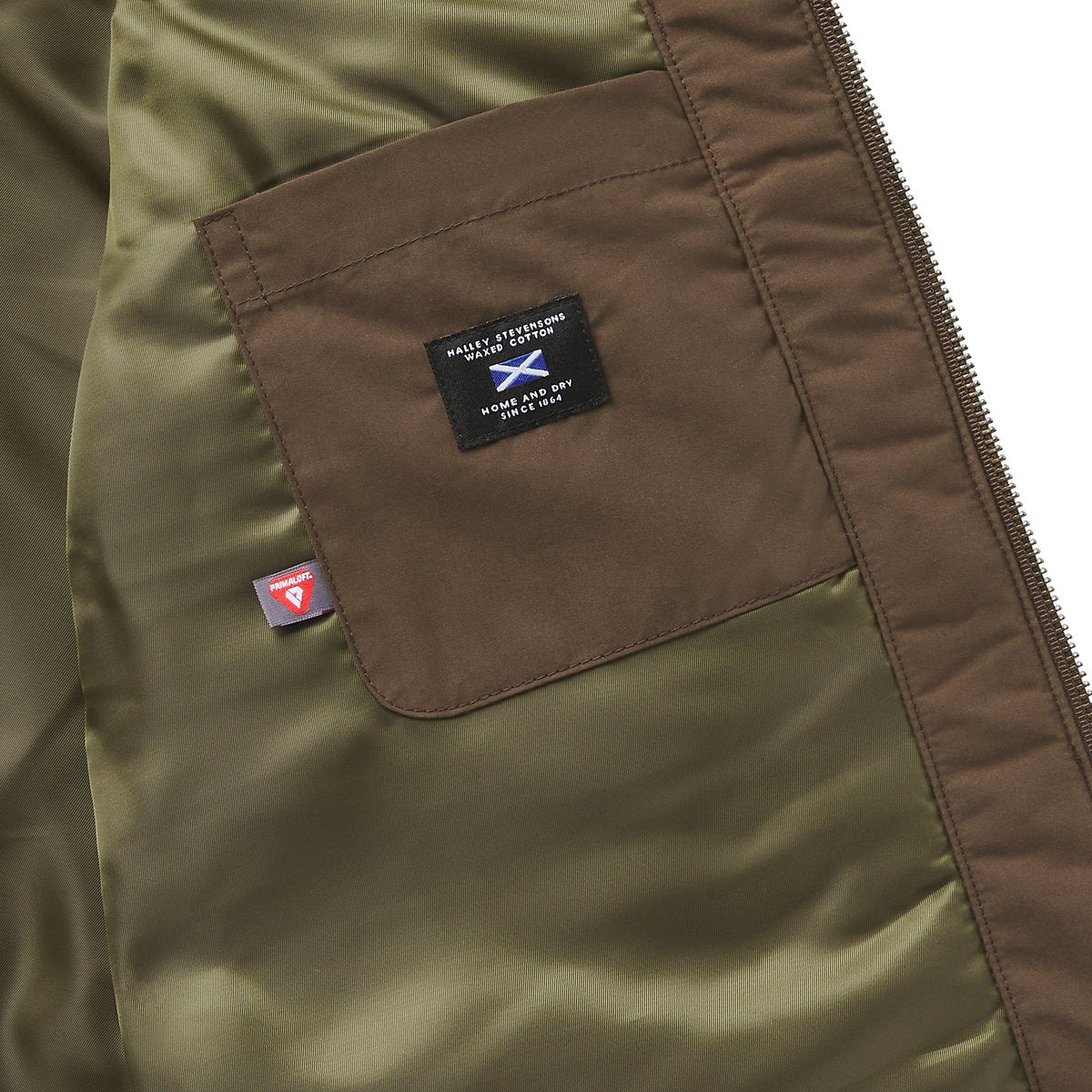 Waxed Primaloft® Coaches Jacket Brown Men|Women