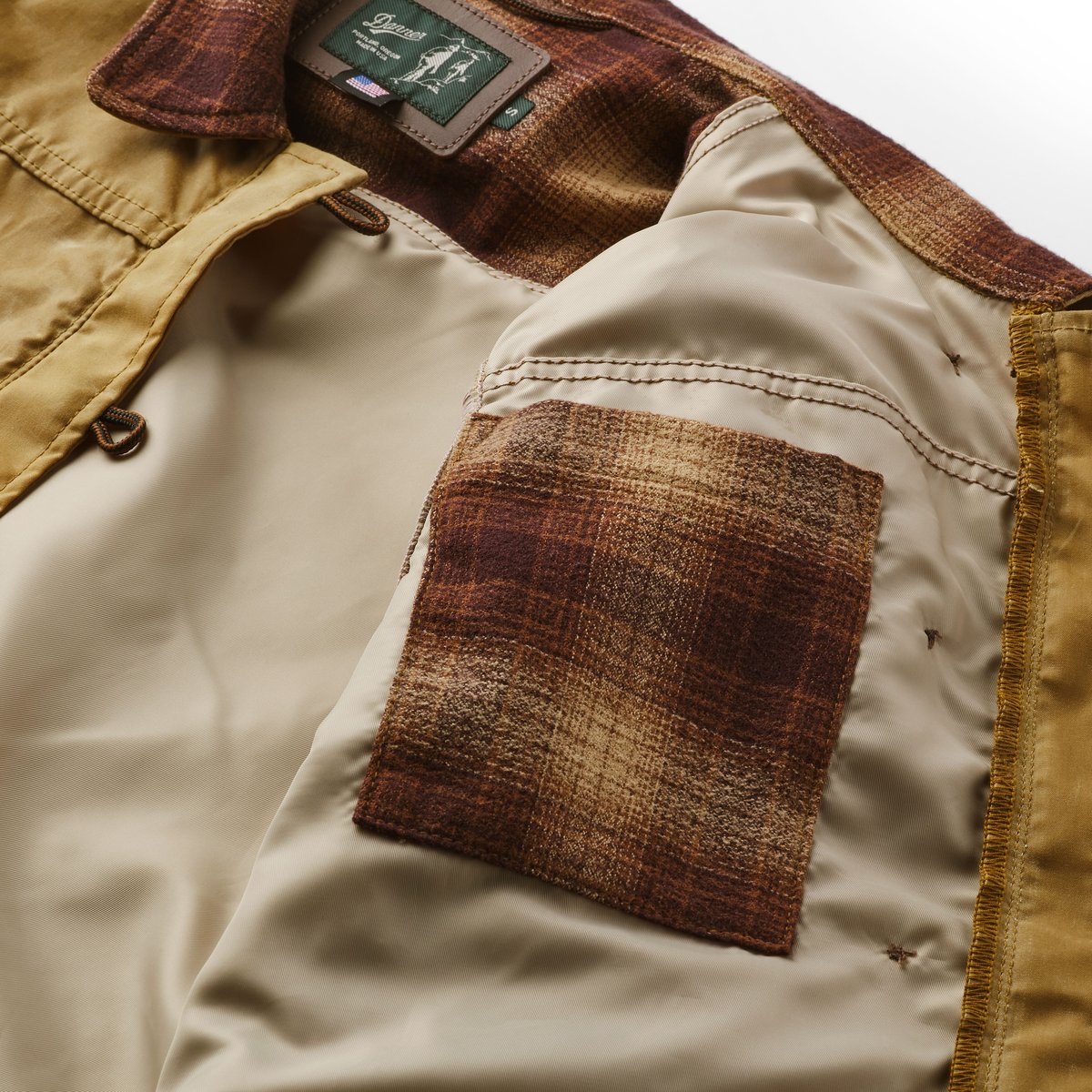 Maywood Waxed Canvas Jacket Tan/Espresso Men|Women