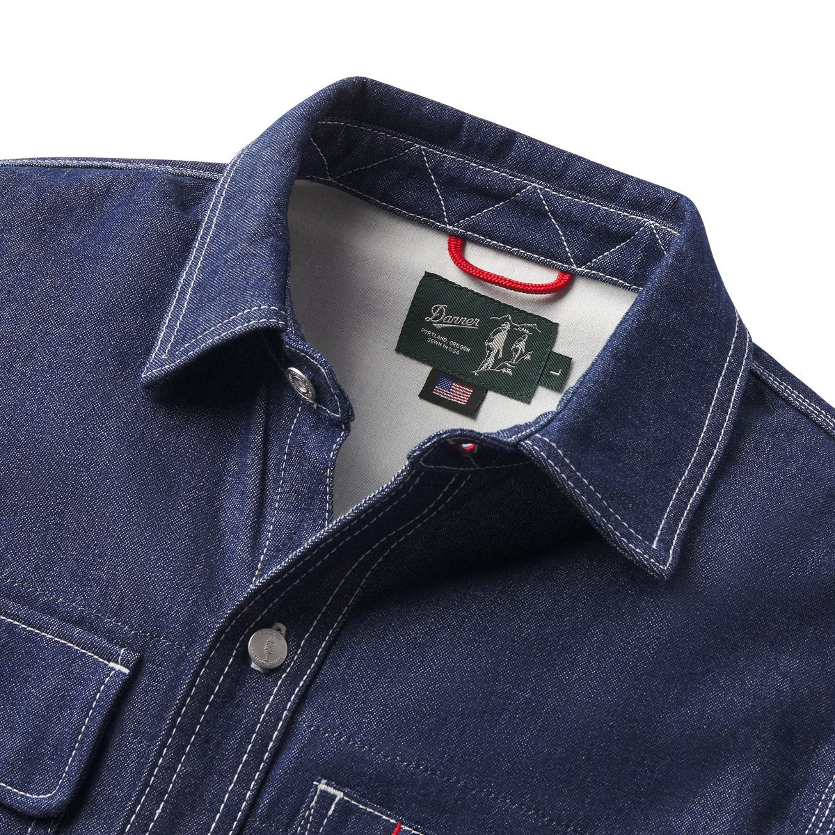 Larch Mt Denim Shirt Dark Wash Indigo Men|Women