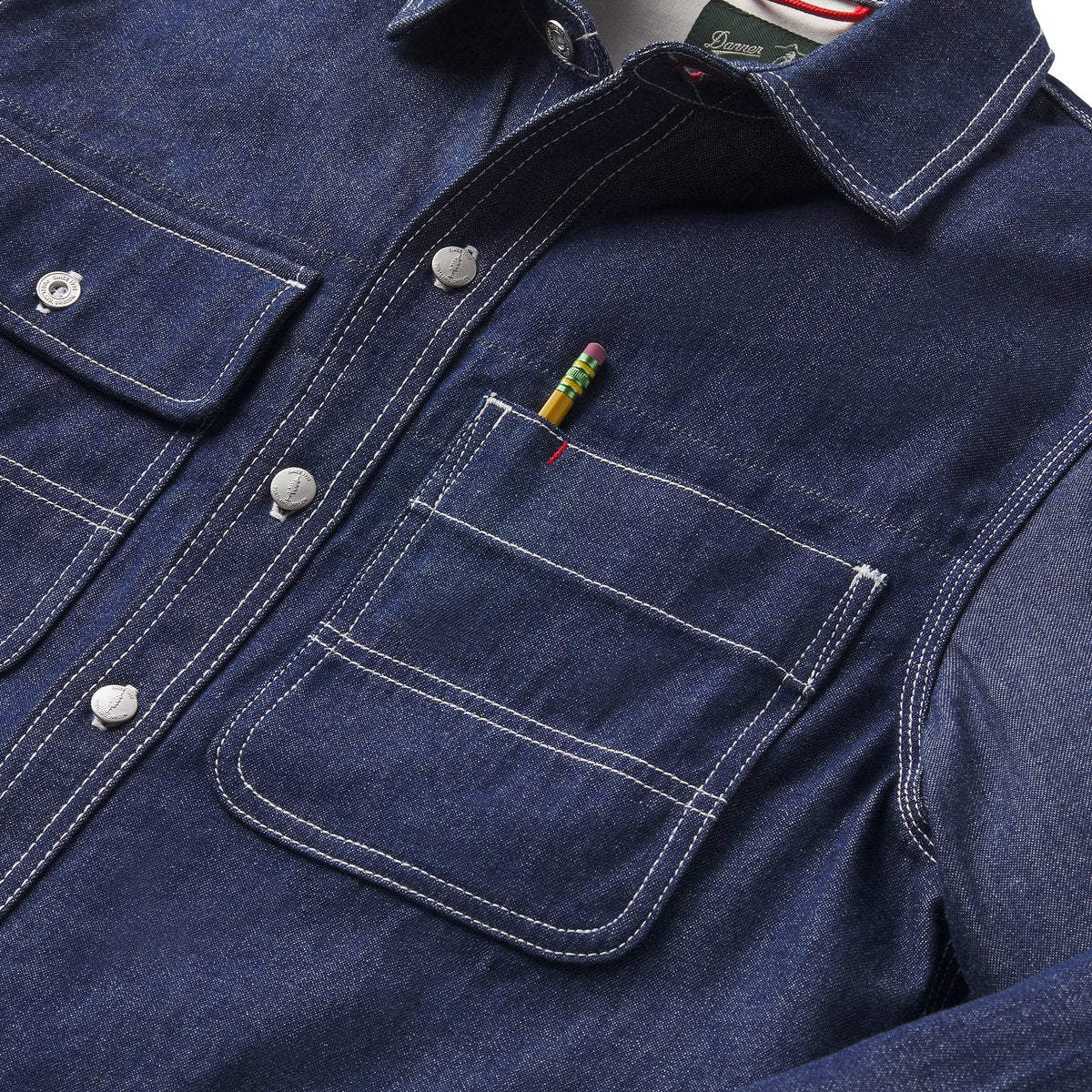 Larch Mt Denim Shirt Dark Wash Indigo Men|Women