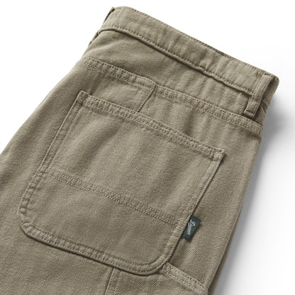 Kenton Double Knee Pants  Herringbone Dusty Olive Men|Women