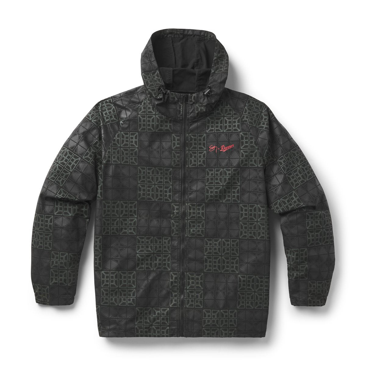 Sig Zane X Danner ʻŌnini Windbreaker Black/Green Men|Women