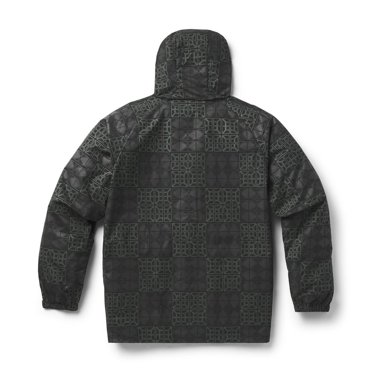 Sig Zane X Danner ʻŌnini Windbreaker Black/Green Men|Women