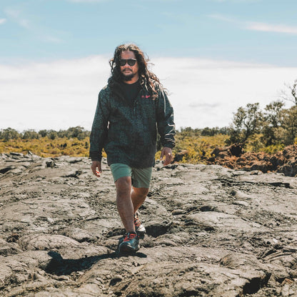 Sig Zane X Danner ʻŌnini Windbreaker Black/Green Men|Women