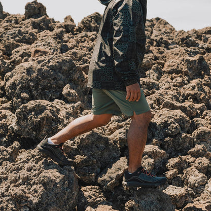 Sig Zane X Danner ʻŌnini Windbreaker Black/Green Men|Women