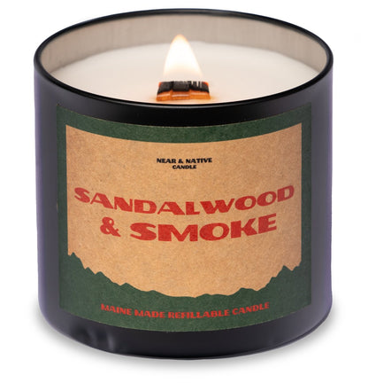 Near & Native Candle 10oz Sandlewood & Smoke Accessories