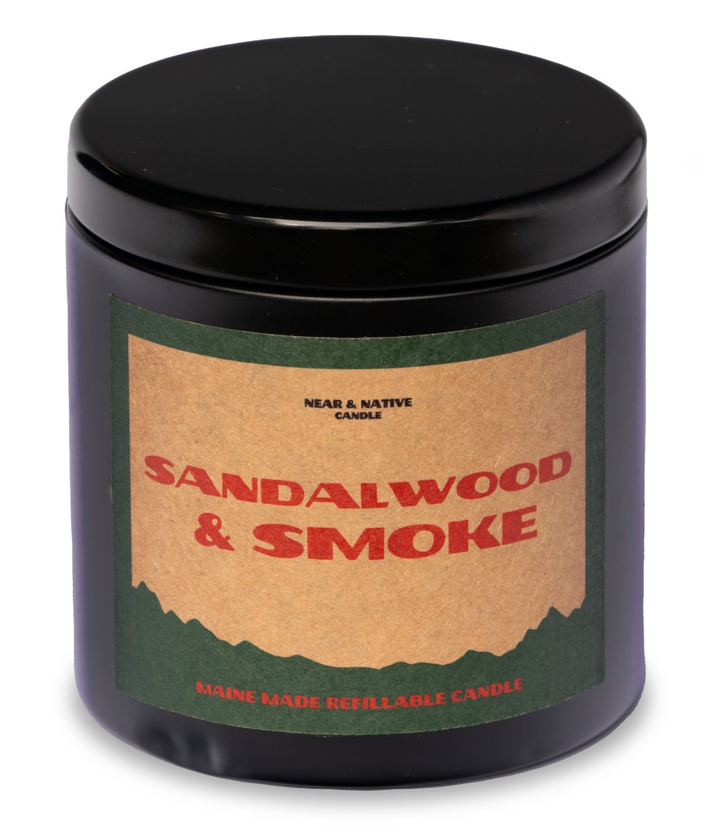 Near & Native Candle 10oz Sandlewood & Smoke Accessories