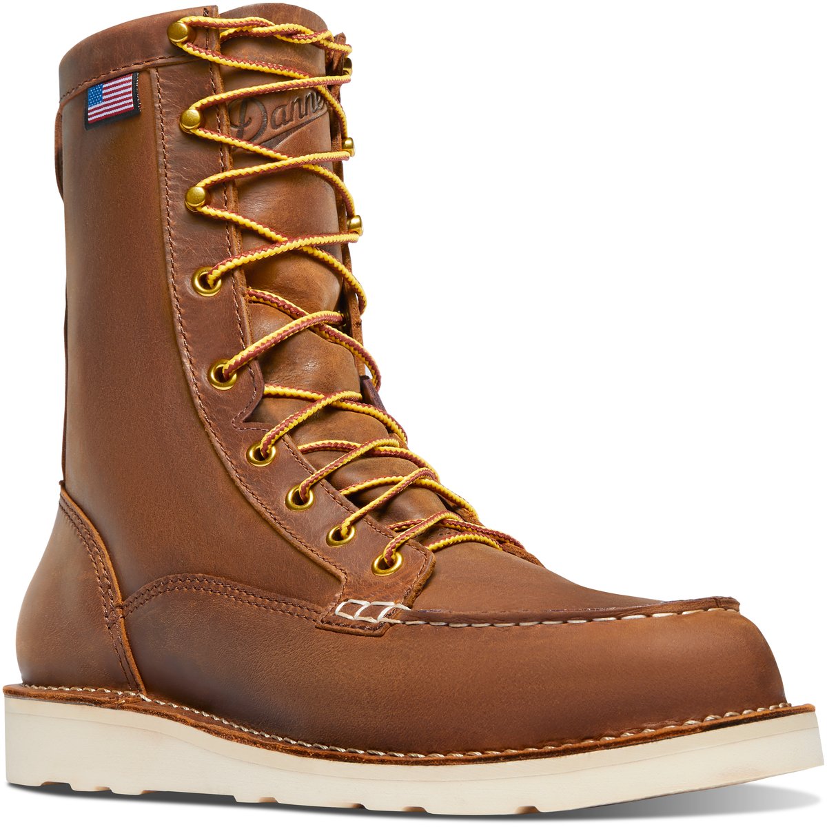Bull Run Moc Toe 8" Tobacco Steel Toe Men