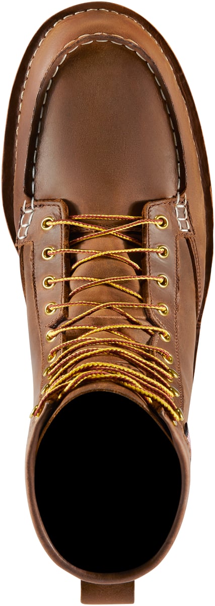 Bull Run Moc Toe 8" Tobacco Steel Toe Men