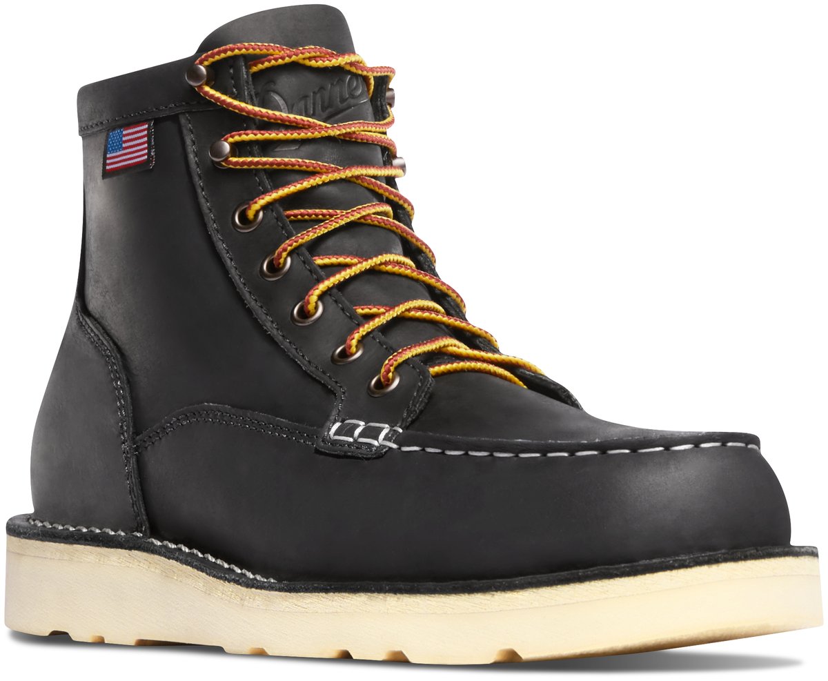 Bull Run Moc Toe 6" Black Men