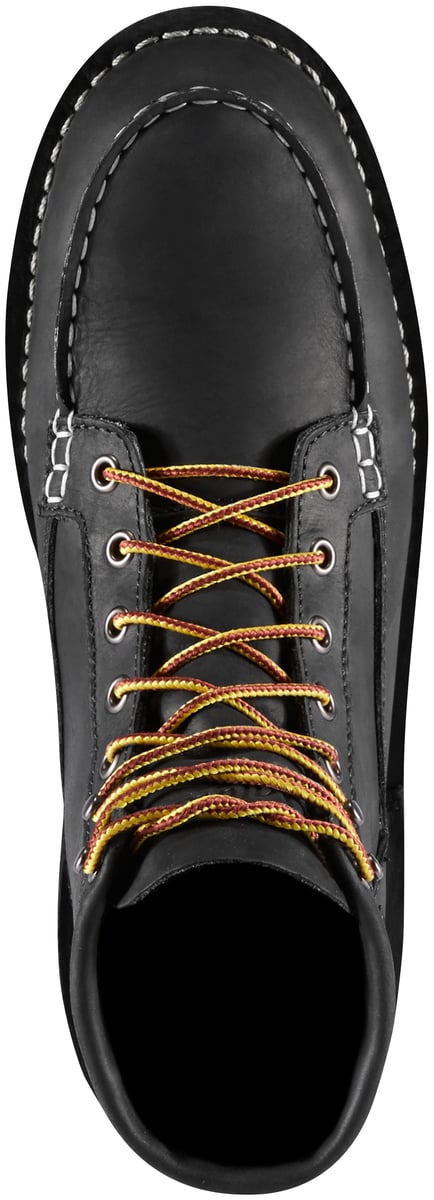 Bull Run Moc Toe 6" Black Men