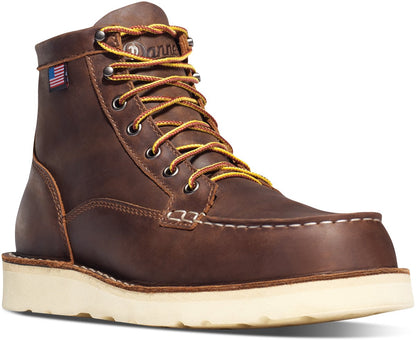 Bull Run Moc Toe 6" Brown Steel Toe Men