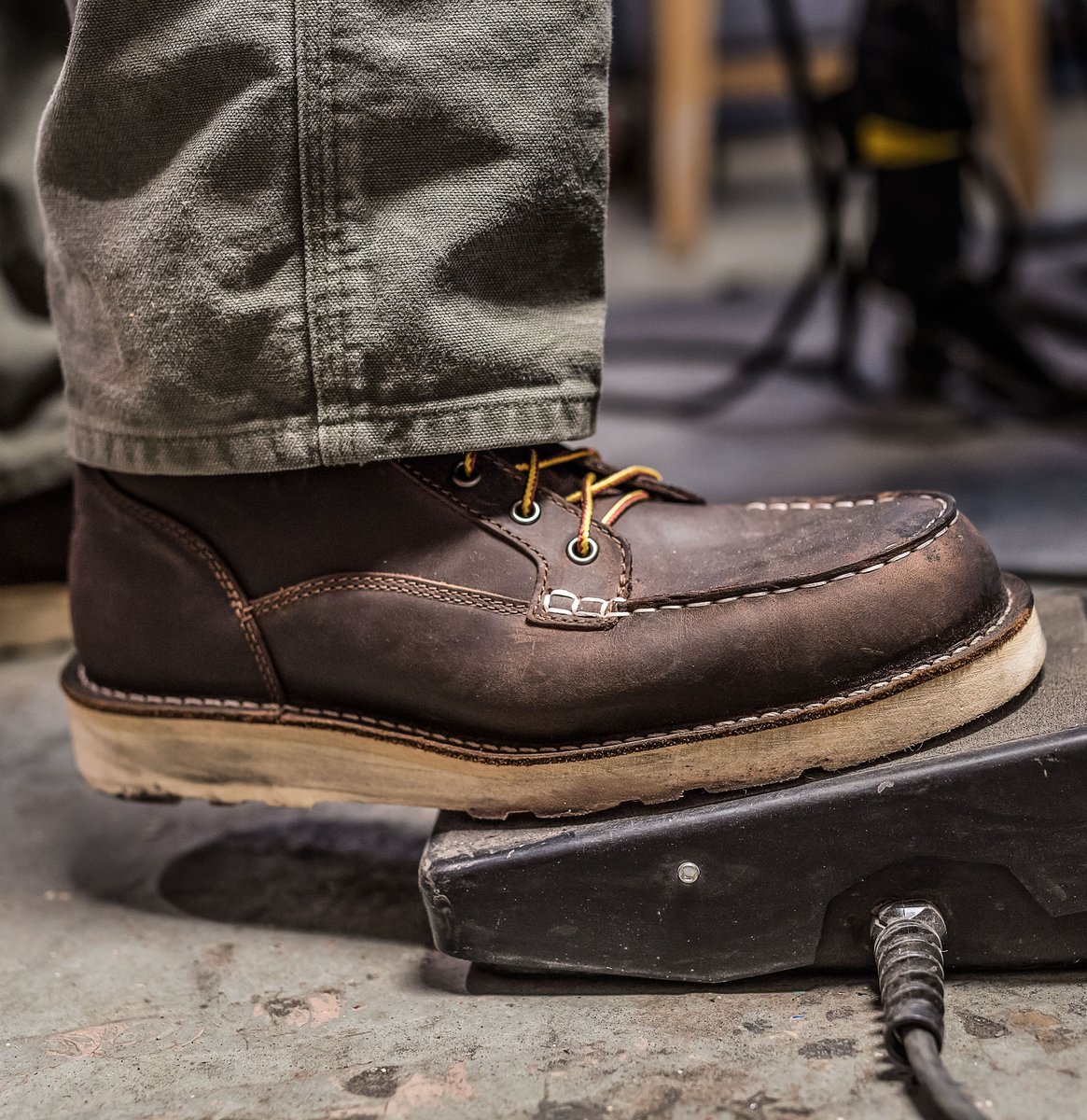 Bull Run Moc Toe 6" Brown Steel Toe Men