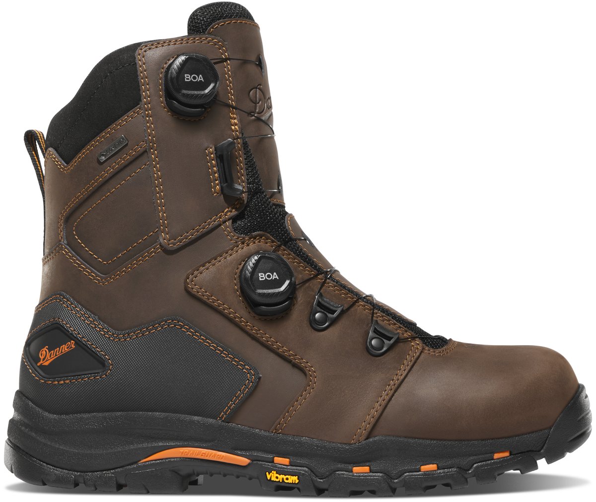 Vicious BOA 8" Brown/Orange Composite Toe (NMT) Men