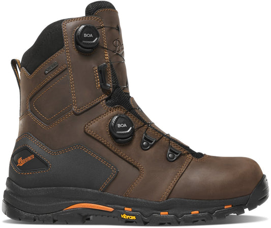 Vicious BOA 8" Brown/Orange Composite Toe (NMT) Men