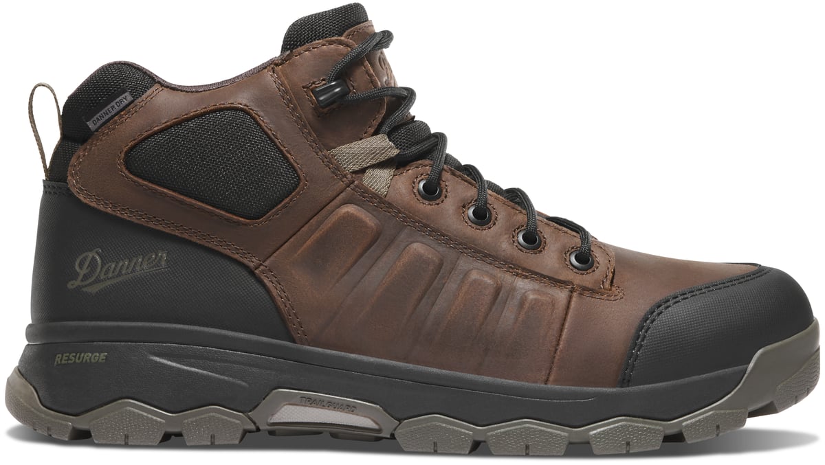 Wheat Ridge Brown/Olive Aluminum Toe Men