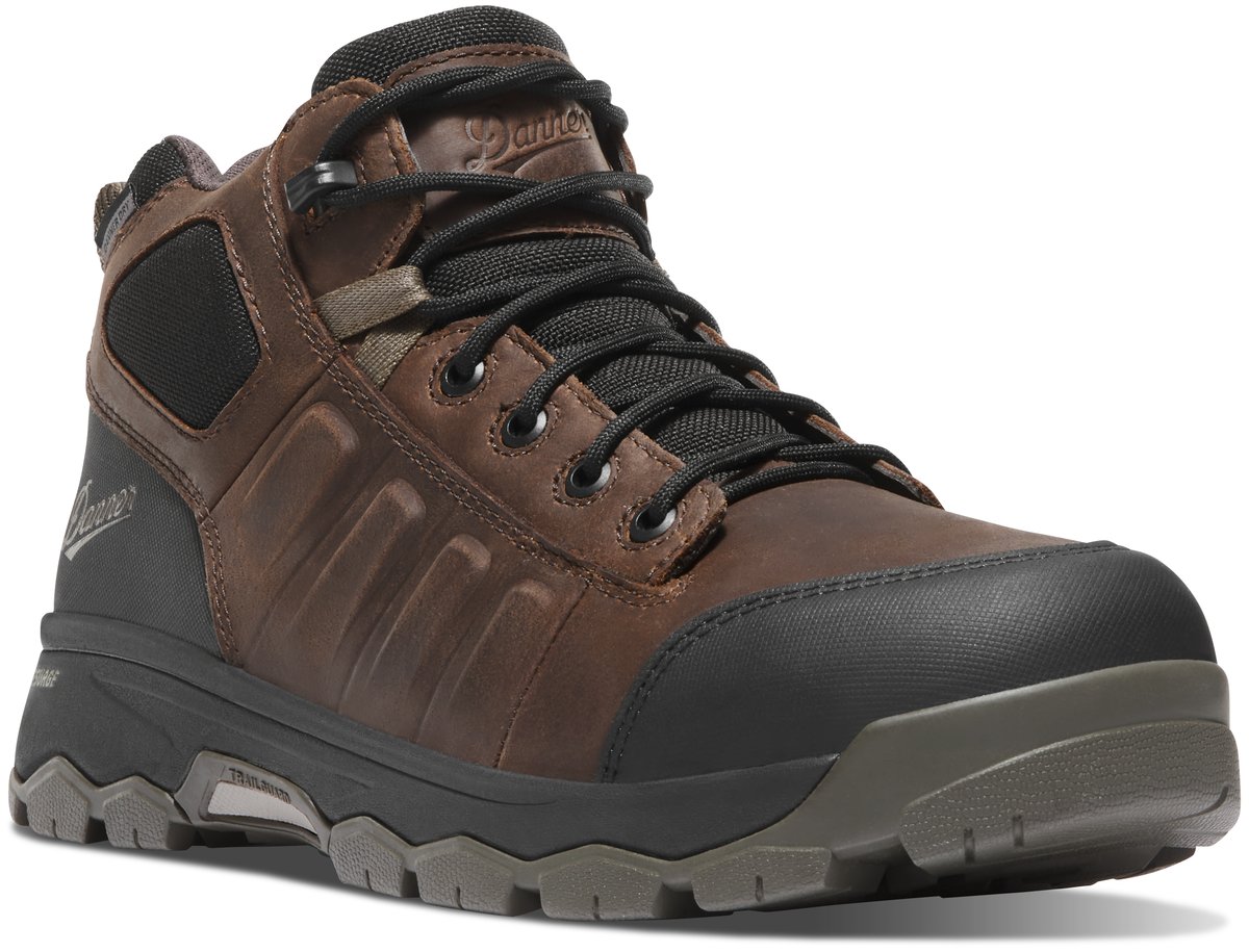 Wheat Ridge Brown/Olive Aluminum Toe Men