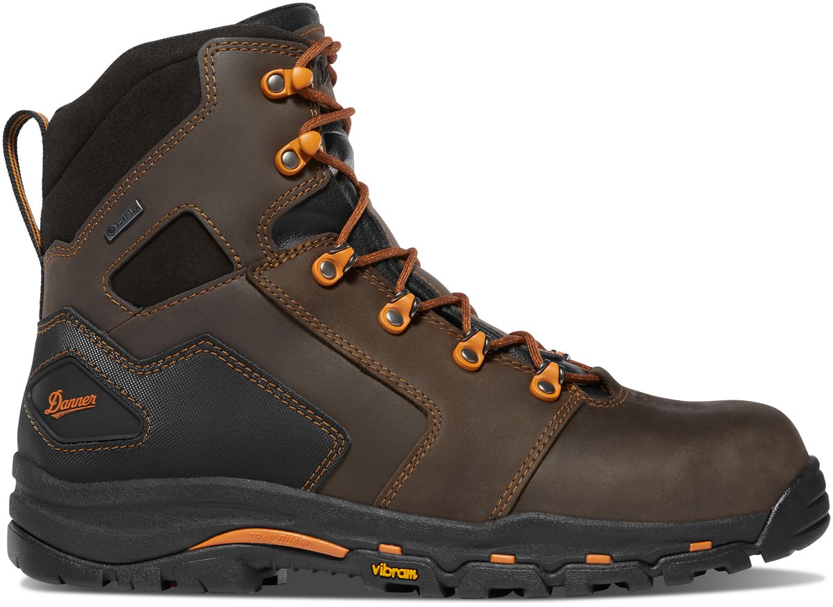 Vicious 6" Brown/Orange Composite Toe (NMT) Men