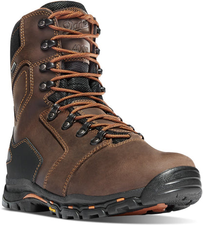 Vicious 8" Brown Insulated 400G Composite Toe (NMT) Men