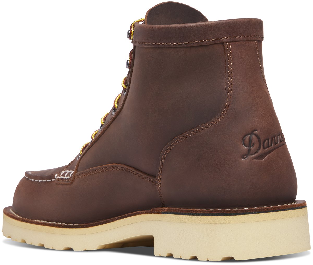 Bull Run Moc Toe 6" Brown - Heel - Steel Toe Men