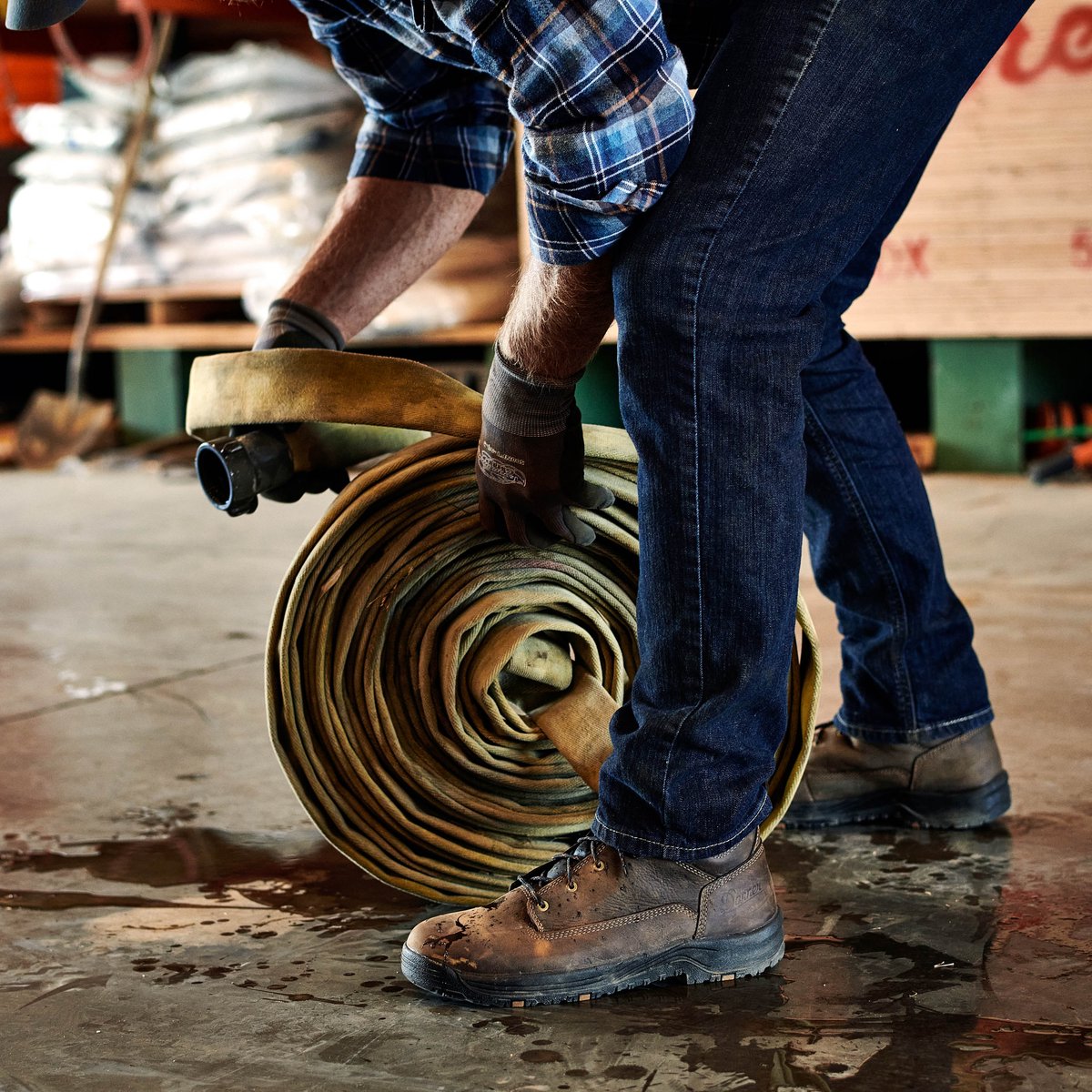 Caliper 6" Brown Aluminum Toe Men