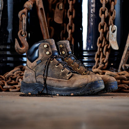 Caliper 6" Brown Aluminum Toe Men
