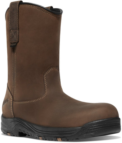 Caliper Wellington 10" Brown Aluminum Toe Men