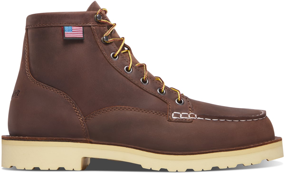 Bull Run Moc Toe 6" Brown - Heel Men