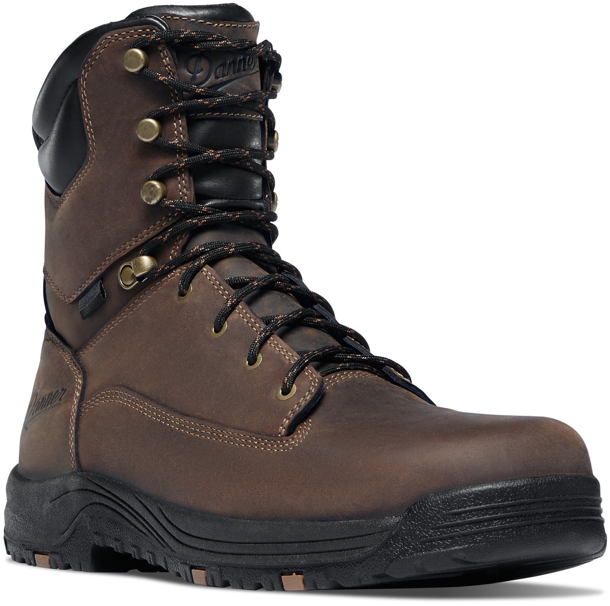 Caliper 8" Brown Aluminum Toe Men
