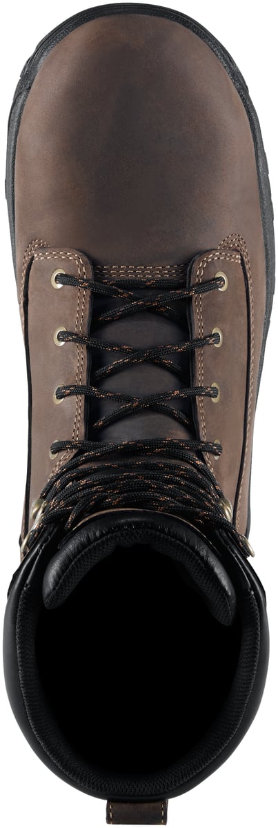 Caliper 8" Brown Aluminum Toe Men