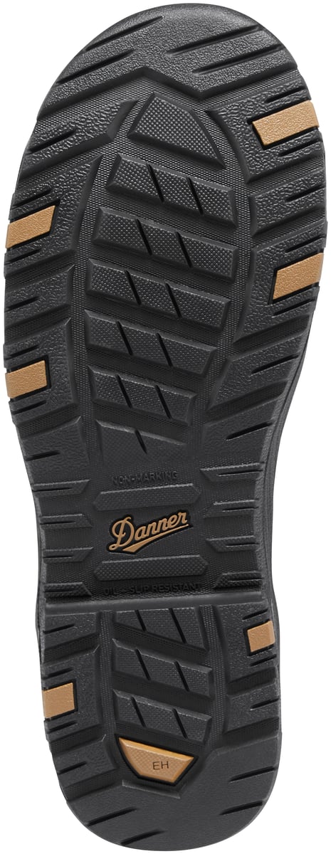 Caliper 8" Brown Aluminum Toe Men