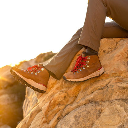 Mountain 600 Leaf GTX Grizzly Brown/Rhodo Red Men