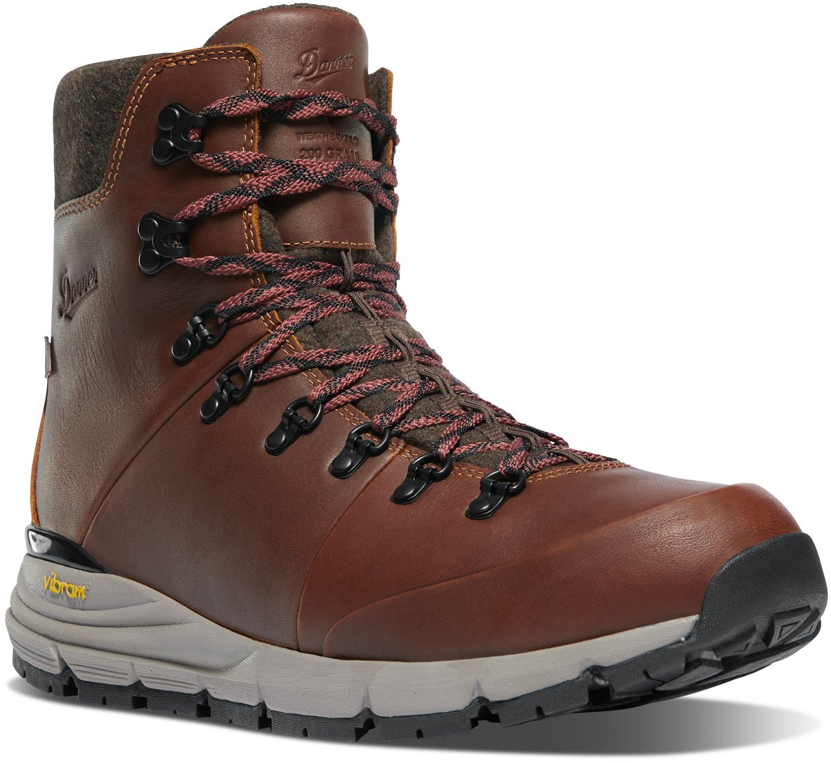 Arctic 600 Side-Zip  Roasted Pecan/Fired Brick Insulated 200G Men