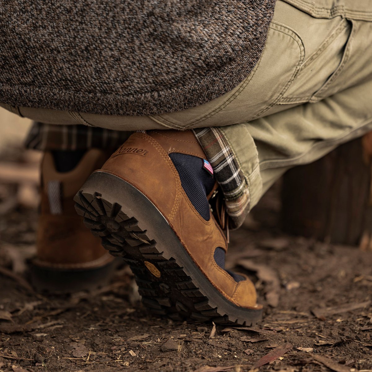 Cascade Crest Grizzly Brown/Ursa Blue Men