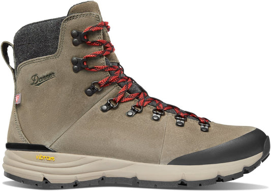 Arctic 600 Side-Zip Brown/Red Insulated 200G Men