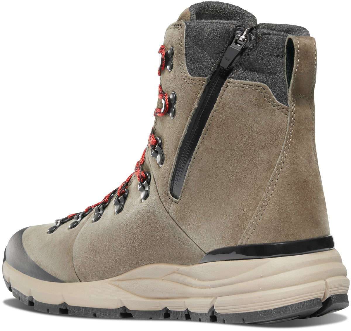 Arctic 600 Side-Zip Brown/Red Insulated 200G Men