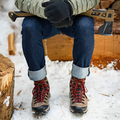 Arctic 600 Side-Zip Brown/Red Insulated 200G Men