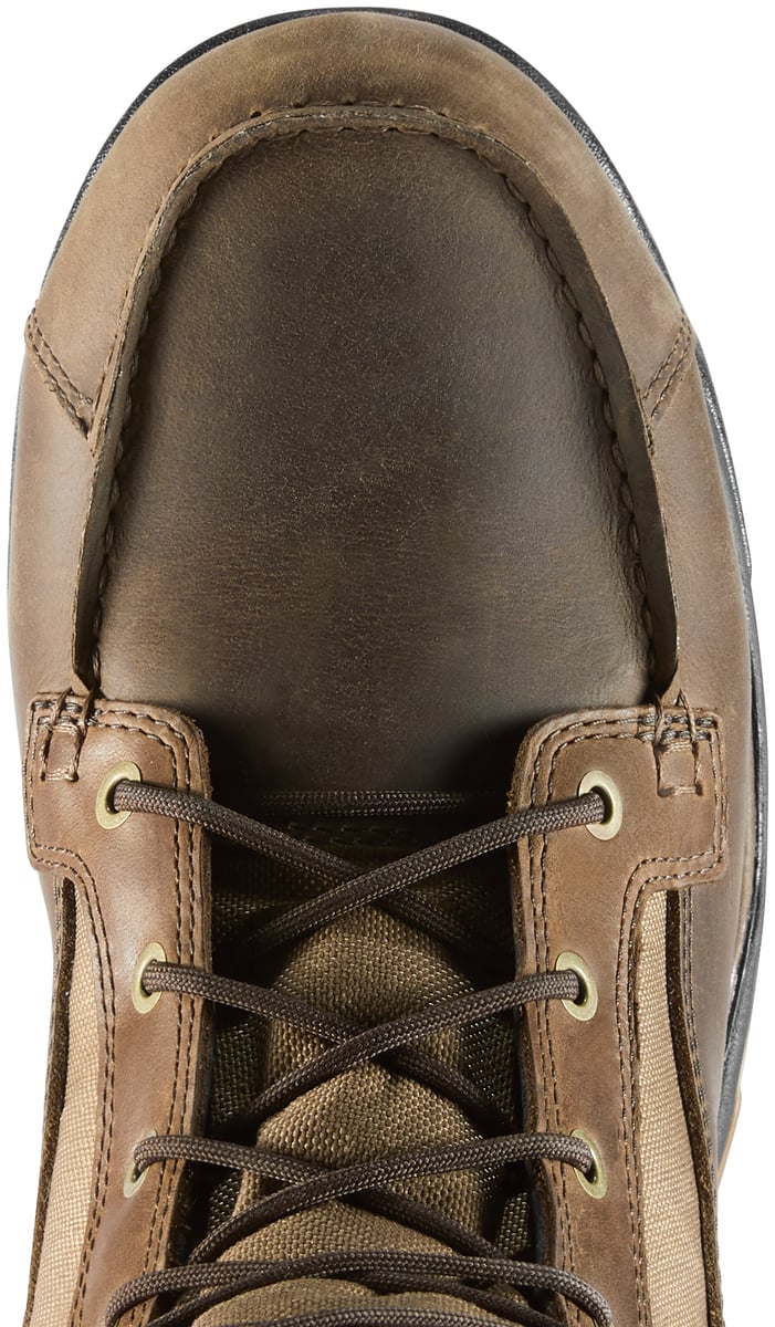 Sharptail Snake Boot Side-Zip 17" Dark Brown Men