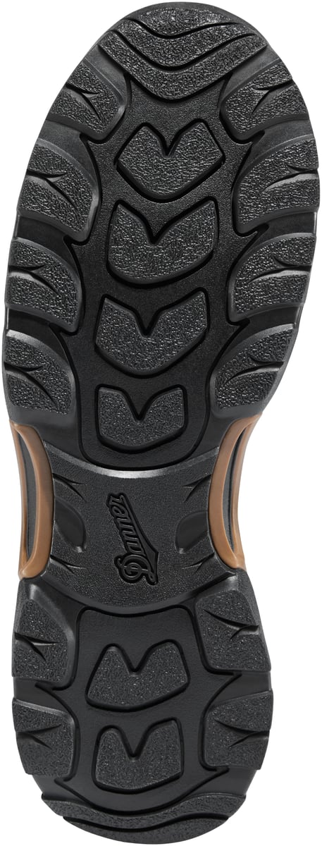 Sharptail Snake Boot Side-Zip 17" Dark Brown Men