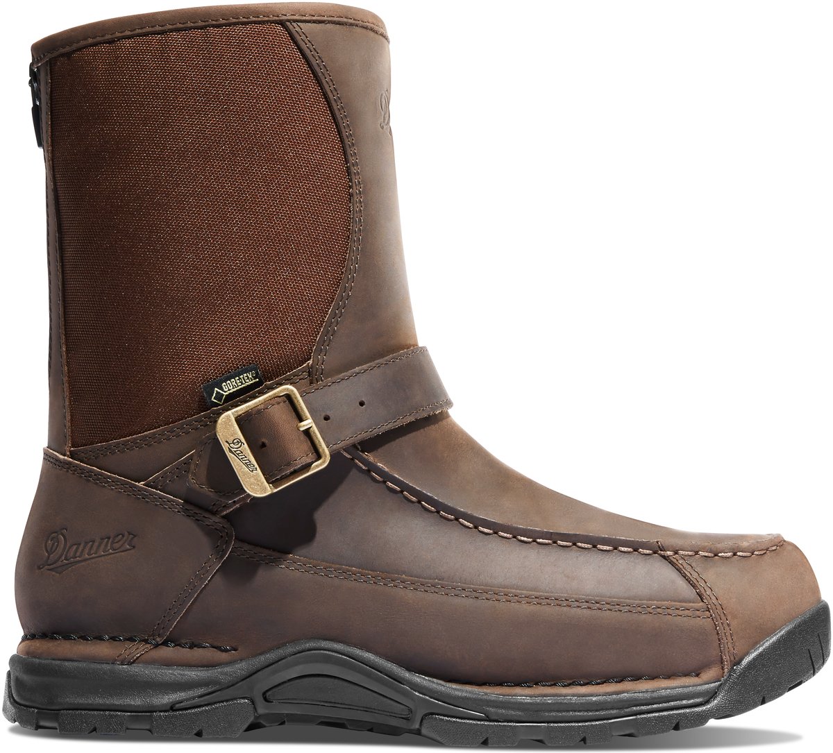 Sharptail Rear Zip 10" Dark Brown Men