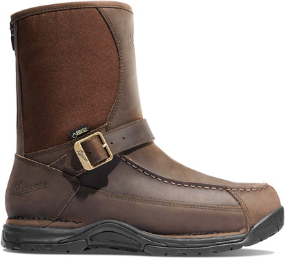 Sharptail Rear Zip 10" Dark Brown Men