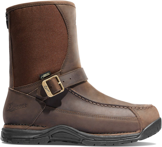 Sharptail Rear Zip 10" Dark Brown Men