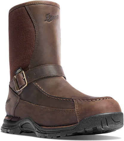 Sharptail Rear Zip 10" Dark Brown Men