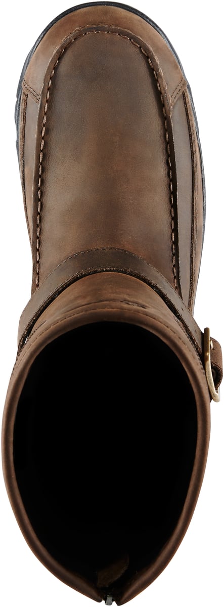 Sharptail Rear Zip 10" Dark Brown Men