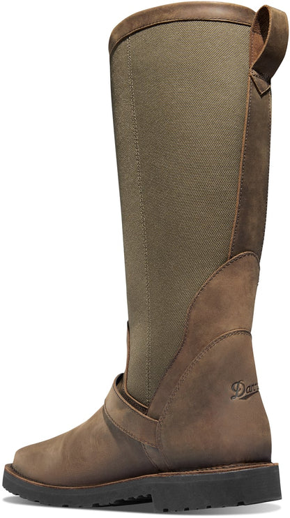San Angelo Snake Boot Brown Square Toe Men