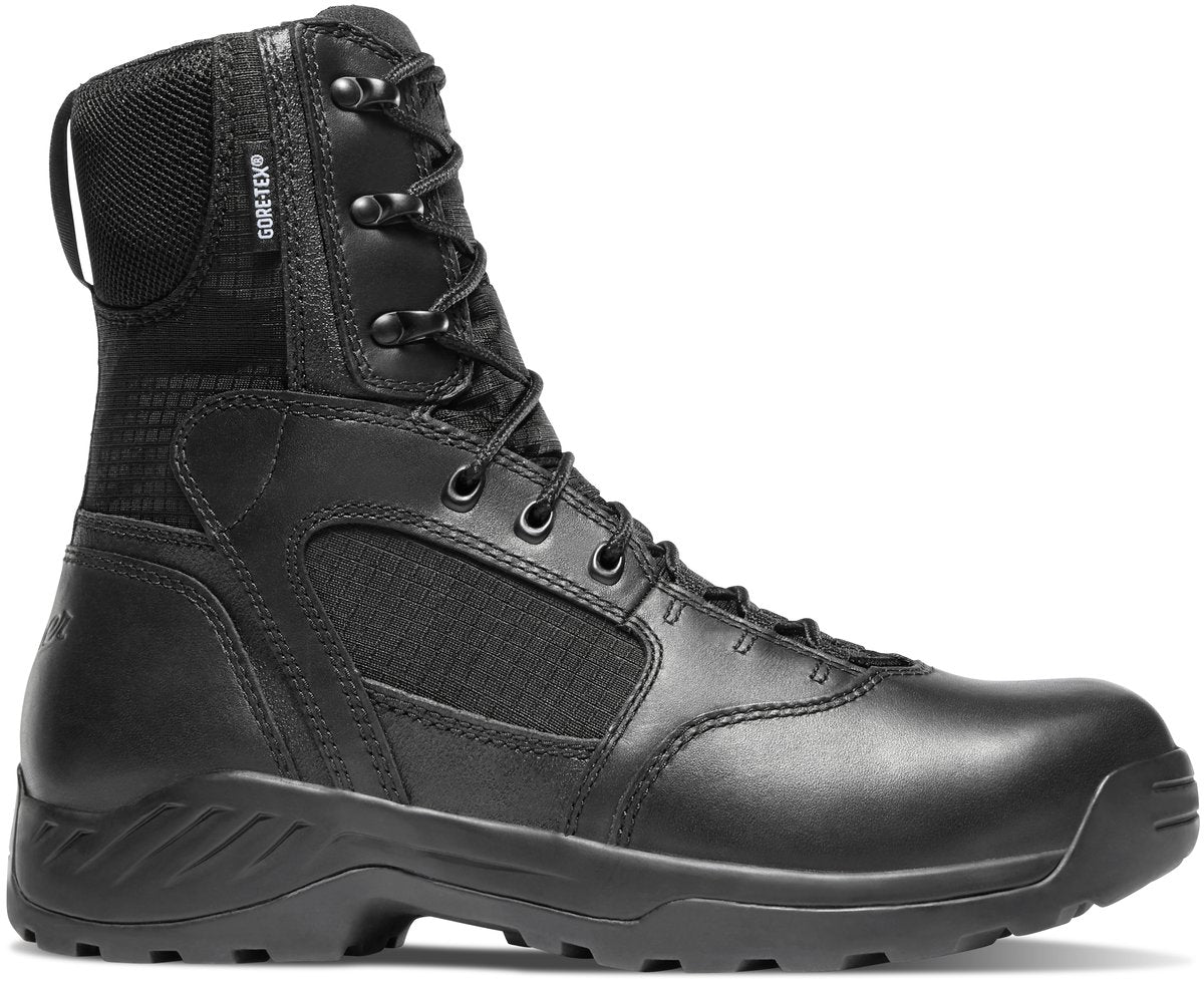 Kinetic Side-Zip 8" Black Men