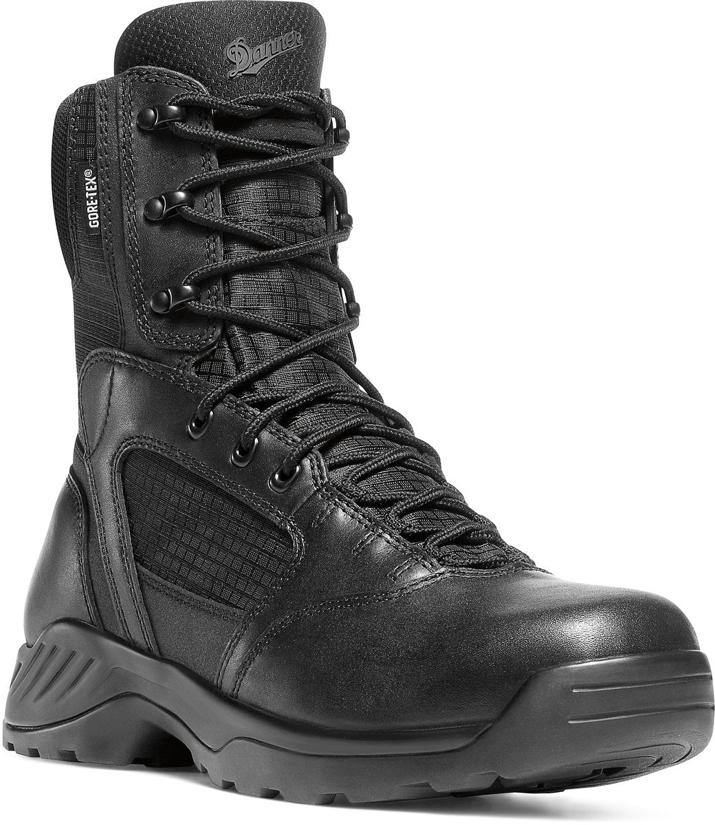 Kinetic Side-Zip 8" Black Men