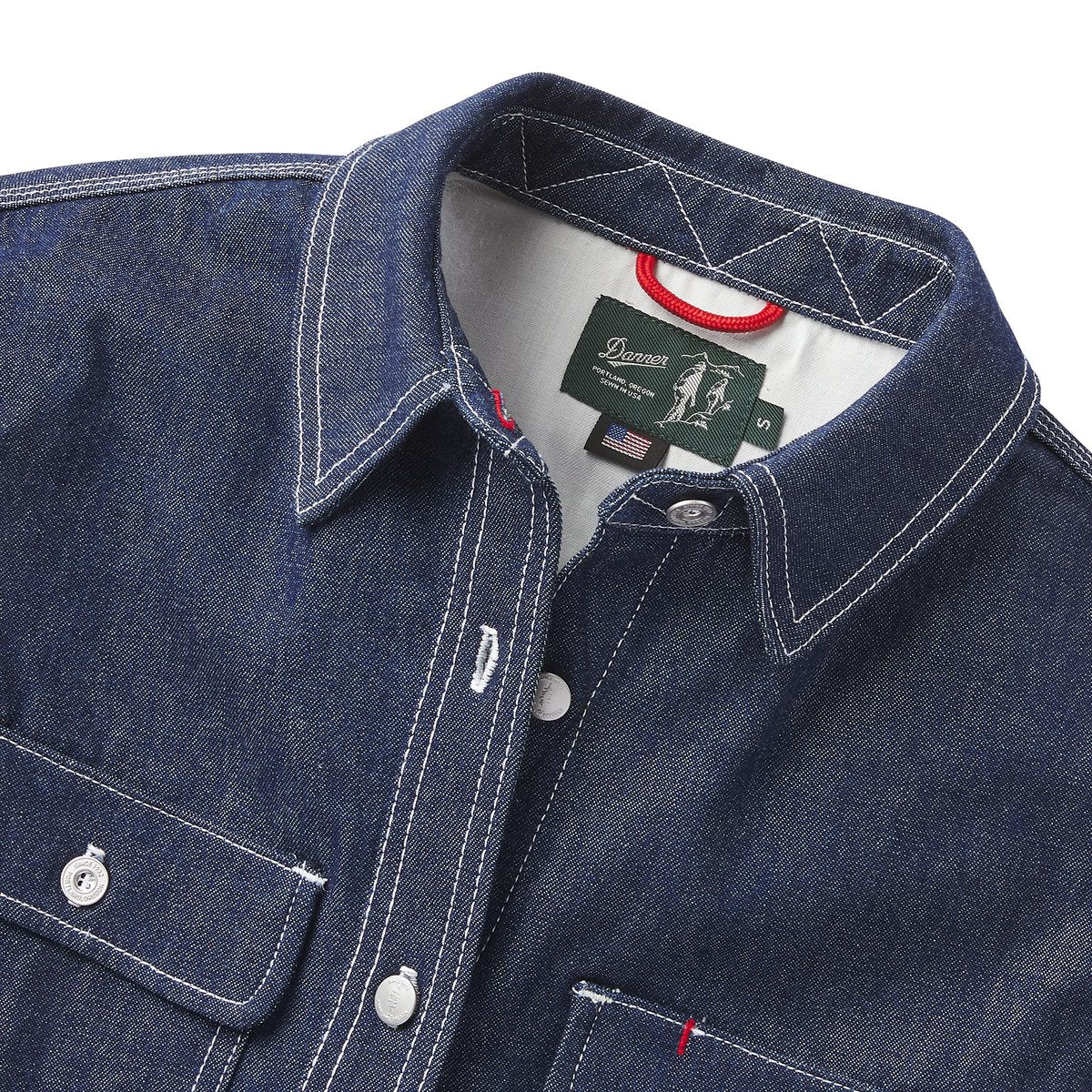 Larch Mt Denim Shirt Dark Wash Indigo Men|Women