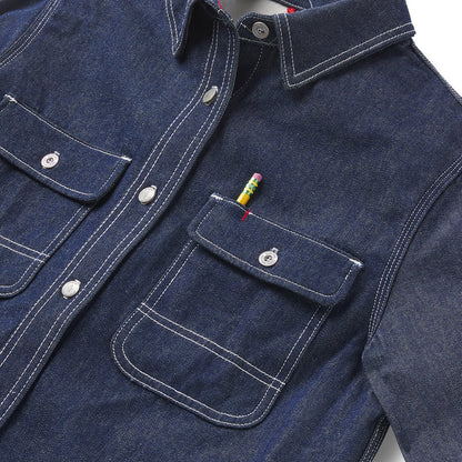 Larch Mt Denim Shirt Dark Wash Indigo Men|Women