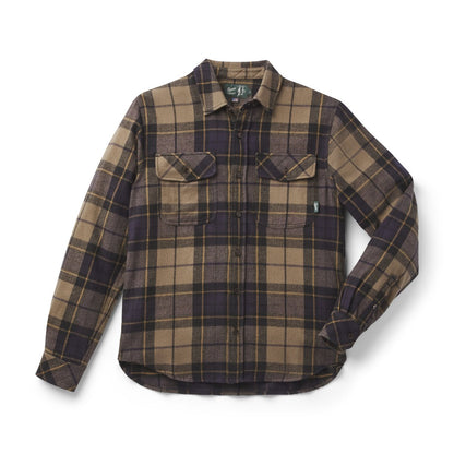 Cedar Mill Cotton Flannel Shirt  Navy/Olive Tartan Plaid Men|Women